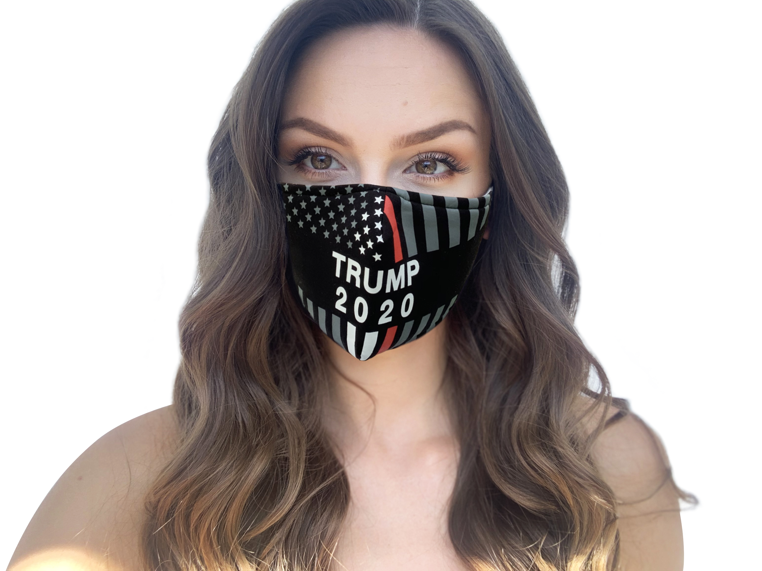 Trump 2020 Reusable and Washable Unisex Fashion Cloth Face Mask with Adjustable Straps - image 2 of 9