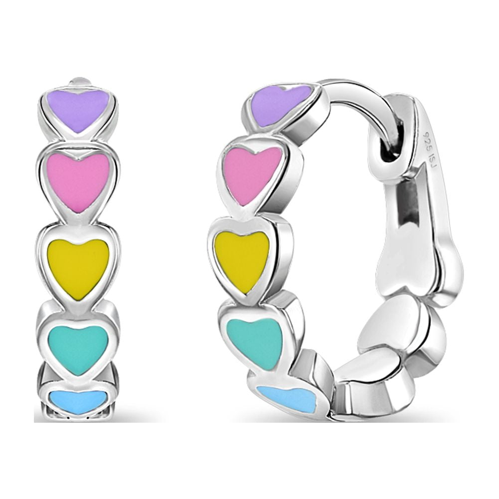 Boucles D'Oreilles Enfant Argent 925 – Étoile Turquoise Zircon – 4mm – Neuves