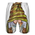 thumbnail image 3 of Pofeuu Fishing Gnome Fisherman Prin Men's Swim Trunks Quick Dry Bathing Suit Swimming Board Shorts Mesh Lining Beach Swimwear-Large, 3 of 6