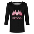 thumbnail image 5 of Qertyioot Chandail en Molleton Décontracté de Noël pour Femmes, Manches Longues Col Rond Imprimé Ample, 5 of 5