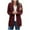 NKS1_Wine, variant on Meichang Cable Knit Cardigan For Women Chunky Open Front Long Sleeve Cardigan Sweaters Outerwear with Pockets