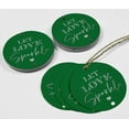 thumbnail image 4 of Inkdotpot Silver Foil Paper Hang Tags Let Love Sparkle Wedding Favor Tags 100 Pieces, 4 of 7