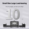 thumbnail image 3 of TELESIN TE-ZJZ-006 Aluminum Alloy Quick Release Plate Arca-Type Base Mount Shoulder Strap Belt Clamp Tripod Ball Head Mount Adapter Set with1/4 Inch Screw for Tripod DSLR ILDC Action Cameras, 3 of 9