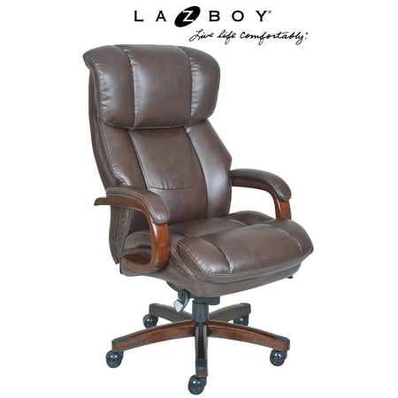 La Z Boy Fairmont Big And Tall Executive Office Chair Biscuit