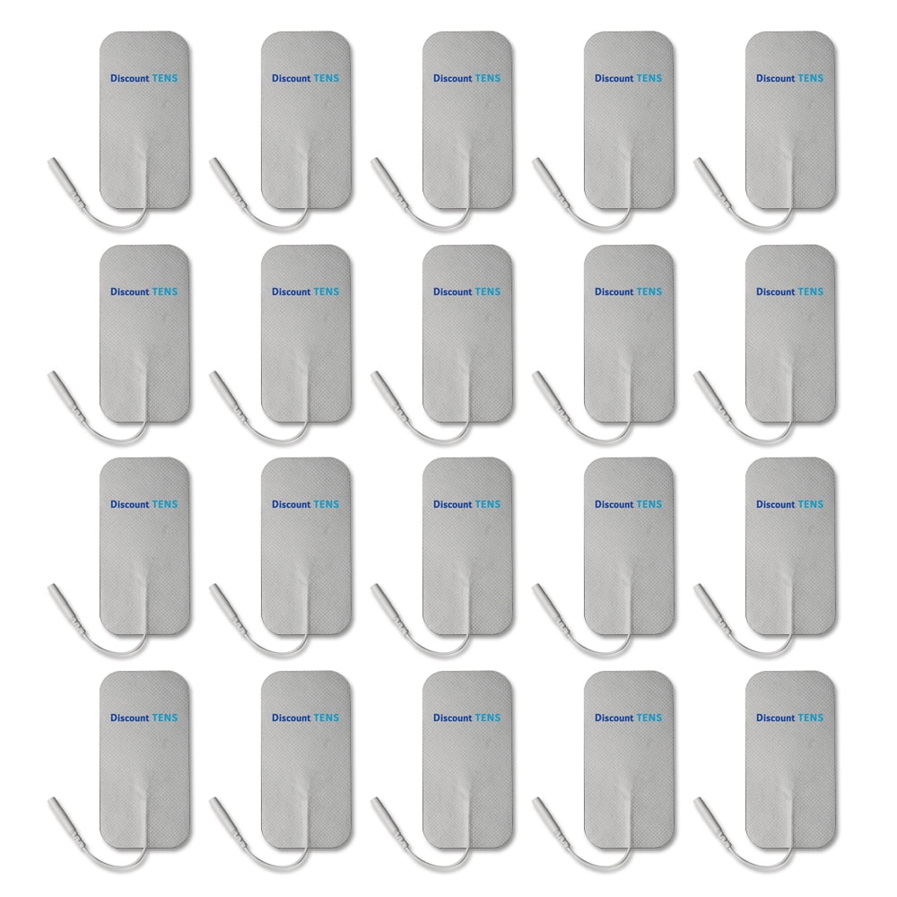 TENS Electrodes Value Wired 2x4 Replacement Pads for TENS Units 20
