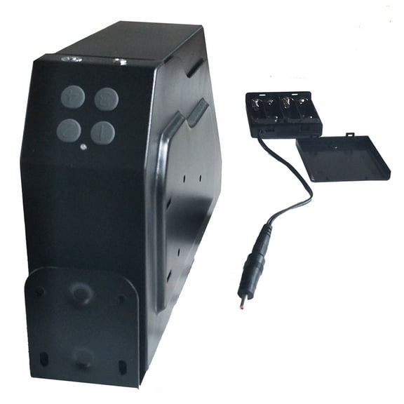 INTBUYING Handgun Safe Security Lock Vault Hand Gun Pistol Box Black Password and Key