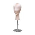 thumbnail image 1 of Mannequin Head Model Hat Display Pantalón para Barbershop Business Shopping Mall Rosa, 1 of 8