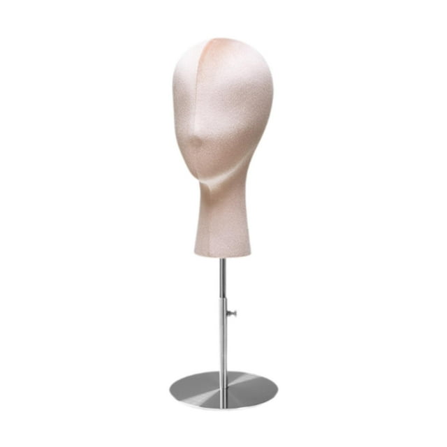 Mannequin Head Model Hat Display Pantalón para Barbershop Business Shopping Mall Rosa