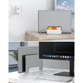 thumbnail image 4 of OMOTON Vertical Laptop Stand [Updated Double Version], Desktop Aluminum Mac Book Stand with Adjustable Dock Size, Fits All Mac Book, Surface, Chrome, 4 of 8