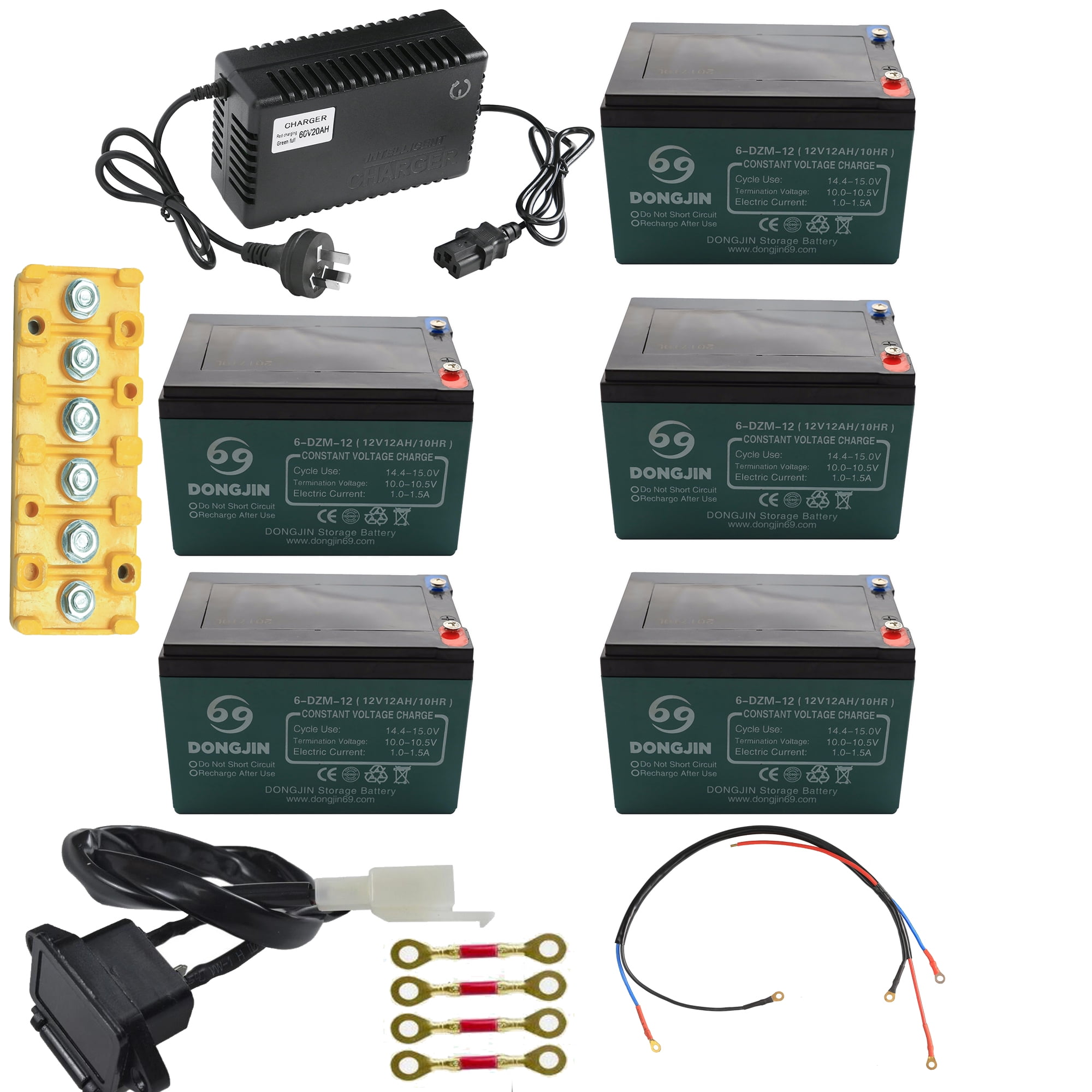 Batterie 12V 20Ah 6-DMF-20 - Pour Fauteuil Roulant, Scooter, Vélo électrique, GoKart