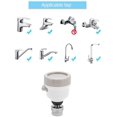 thumbnail image 5 of Veeki Movable Kitchen Tap Head, 360° Rotatable Faucet Spray Head ABS Anti-Splash Faucet Nozzle Head, Water Faucet for Kitchen with 3 Modes Adjustment-051602, 5 of 5