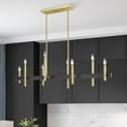 thumbnail image 3 of Livex Lighting - Denmark - 8 Light Chandelier in Mid Century Modern Style - 9.25, 3 of 14
