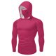 thumbnail image 1 of mfyjkho Tops Para Hacer Ejercicio, Camiseta Unisex De Verano Informal De Color Liso, De Manga Larga, Con Capucha, De Seda Helada, Con Protección Solar Y Mascarilla. Tops Para Salir Xxxxxl, 1 of 8