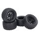 thumbnail image 1 of Neumlicos para ruedas rc, textura rc rc rheels and tirles set fácil de instalar hex hex hex hex hexy flexible de 10 orificios flexibles flexibles para una rueda de 10, 1 of 7
