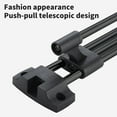thumbnail image 3 of Foqnuq Telescoping Pull Out Closet Rod, Sliding Hanging Rod, Iron Clothes Drying Pole, Space Saving Storage Solution for Clothes and Towels, Easy Install, 3 of 6