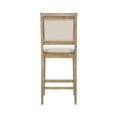 thumbnail image 5 of Linon Findley 26" High Back Counter Stool, Rustic Gray wash/Beige, 5 of 11