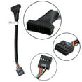 thumbnail image 1 of WIFKLSIIPG 12cm 19Pin USB3.0 Male to 9Pin USB2.0 Female Motherboard Cable Adapter Converter, 1 of 5