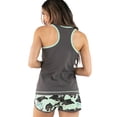 thumbnail image 2 of LazyOne Matching Pajamas for Women, Cute Pajama Shorts and Tank Top Set (Bearly Awake, X-Small), 2 of 7