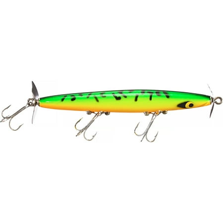UPC: 0049575100074 | Smithwick Devils Horse 3/8 oz Surface Fishing Lure – Tiger Roan