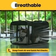 thumbnail image 6 of Conlun Cat Carrier,Soft-Sided Cat Carriers with 4-Sided Mesh,Airline Approved Pet Transport Carrier,Collapsible Cat Travel Carrier-Black, 6 of 9
