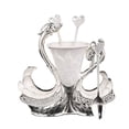 thumbnail image 2 of Swan Base Holder Dinnerware Set Spoon and Fork for Tea Coffee Desserts Appetizers Easy to Clean and Dishwasher Safe, 2 of 11