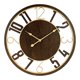 thumbnail image 4 of Reloj de pared colgante, regalo de recuerdo, silencioso, artesanía, decoración del hogar, reloj silencioso para cocina, granja, oficina, dormitorio Oro marrón, 4 of 8