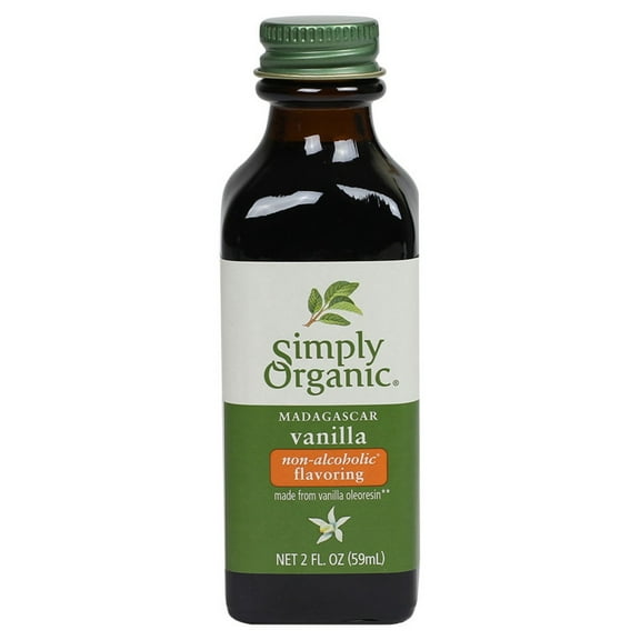 Simply Organic Non-Alchoholic Flavoring, Vanilla, 2 Oz