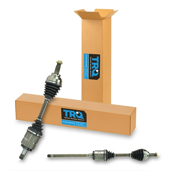 TRQ New Front CV Joint Axle Shaft Pair Set for 01-05 BMW 325Xi 330Xi AWD CSA82445