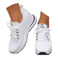 thumbnail image 3 of WEAIXIMIUNG Espadrilles Femmes Taille 8 Commerce Extérieur Nouvelles Chaussures pour Femmes en Maille Tissée Aérée Bout Rond Semelle Souple Espadrilles Respirantes, 3 of 9