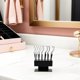 thumbnail image 2 of GOOHOCHY 1 juego de estante para extensiones de pestañas: expositor de pestañas postizas, soporte de plástico negro, soporte para extensiones de pestañas con 12 varillas curvas., 2 of 5