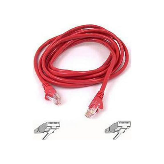 Belkin A3L791-06-RED 6 ft. Cat 5E Red Network Cable