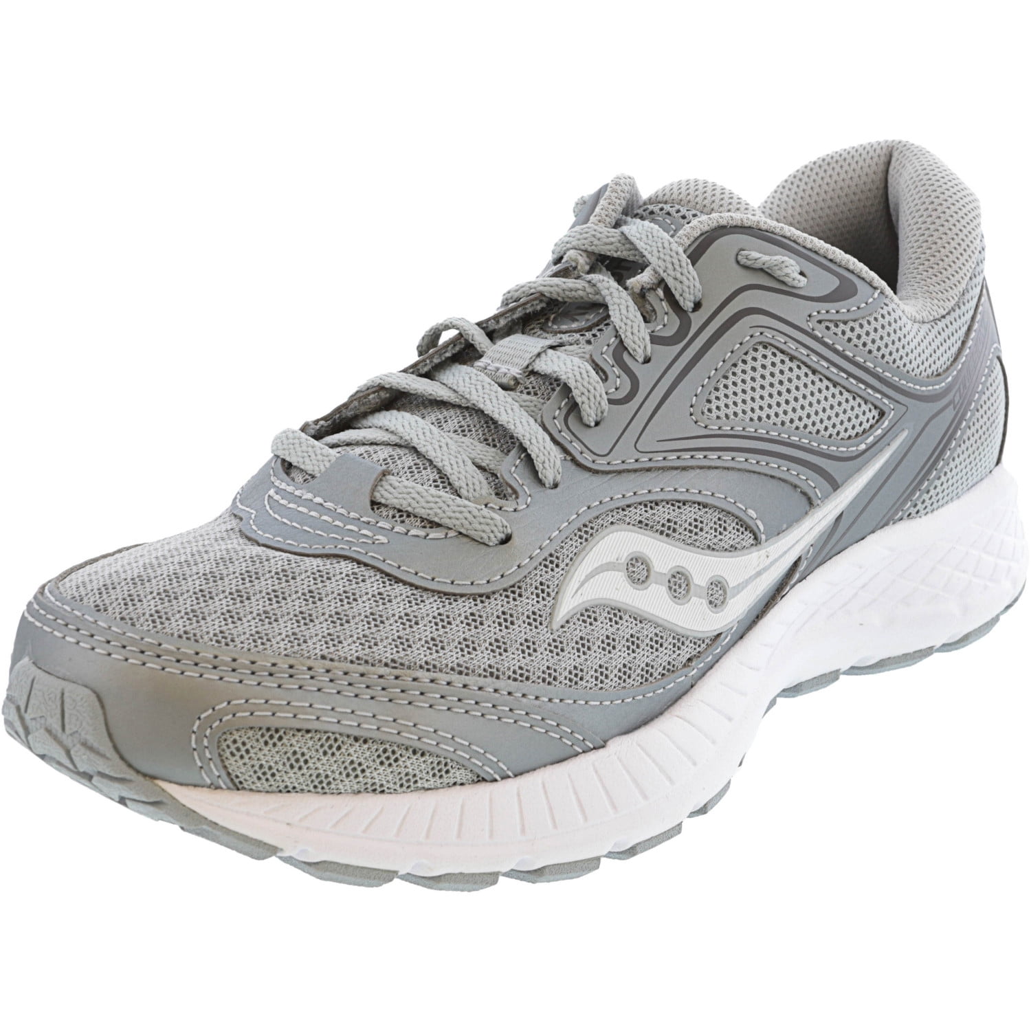 Saucony Women's Versafoam Cohesion 12 Grey / Silver Ankle-High Mesh ...