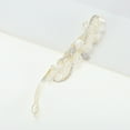 thumbnail image 3 of Unique Bargains 1 Pc Hair Clips Cute Delicate Rhinestone Spring Clip Hairdo Clip Gold Tone Beige, 3 of 5