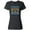 AB-Black, variant on Inktastic Happy Hanukkah Sweater Style Design with Menorah and Dreidel Women's T-Shirt