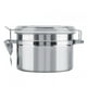thumbnail image 2 of Recipiente hermético para café, Contenedor de acero inoxidable Almacenamiento para la cocina Almacenamiento Té Azúcar Grano de café(800ml) EOTVIA No, 2 of 7