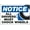Warning Sign 1, variant on Notice All Drivers Chock Wheels Sign - 8"x12" OSHA & ANSI Compliant Metal Tin Sign, Warehouse Safety Marker