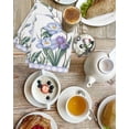 thumbnail image 4 of Spring Flowers Kitchen Dish Towels for Drying Dishes Set of 4, Vintage Blue Floral Leaves Birds Rustic Plants Waffle Weave Microfiber Hand Tea Bathroom Towels Quick Dry & Absorbent Towel 15.7x23.6, 4 of 7
