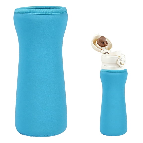 Zoowood Cirkul Water Bottle Sleeve Cover Holder with Strap Insulated Carrier Sling Anti-Fall Thermal Bag Sky Blue