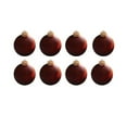 thumbnail image 2 of Whitehurst Matte Glass Christmas Ball Ornaments - 3.25" (80mm) - Burgundy Red - 8ct, 2 of 3