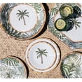 thumbnail image 2 of Rainforest Palm Melamine Octagonal Platter - Green - 16" x 12", 2 of 4
