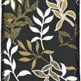 thumbnail image 3 of HOMEFORD Christmas Pressed Branches Satin Wired Ribbon, 2-1/2-inch, 10-yard, Black, 3 of 3