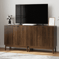 thumbnail image 4 of Smuxee Sideboard Storage Cabinet,Coffee Bar Cabinet with Two Doors & Adjustable Shelves for Living Room, 4 of 6