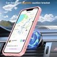 thumbnail image 4 of Dteck for iPhone 16e Case with Screen Protector, Magnetic for iPhone 16E Phone Case Compatible with MagSafe, Military Grade Drop Tested Translucent Hard Back Protective Cover with Ring Stand,Pink, 4 of 8