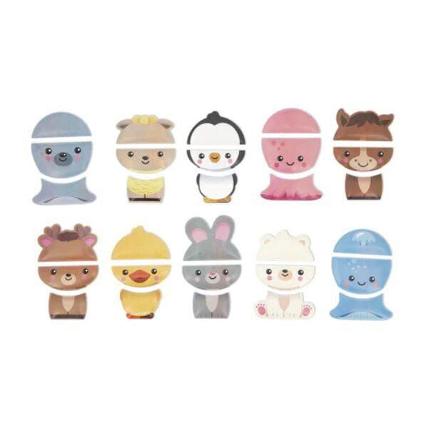 Janod Mix And Match Animals for bath time - 30 pieces - For children from 2 years old