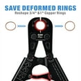 thumbnail image 7 of iCrimp PEX Pipe Crimping Tool with 3/8",1/2",3/4",1" Quick Change Jaws, c/w PEX Ring Remove Tool & PEX Pipe Cutters suit ASTM F1807, IWS-FA, 7 of 7