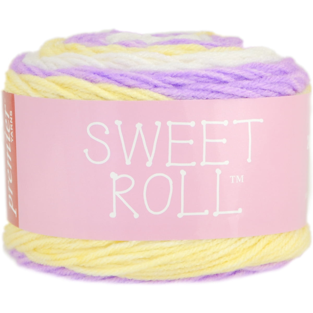 Premier Yarns Sweet Roll YarnLemon Berry Pop