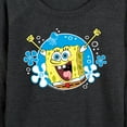 thumbnail image 3 of SpongeBob SquarePants - Yay Spongebob Pose - Women's Lightweight French Terry Long Sleeve Shirt, 3 of 6