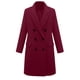 thumbnail image 4 of Puntoco abrigo de mujer moda mujer manga larga frente abierto prendas de vestir exteriores sueltas blusa sólida abrigo tops blusa con botones liquidación de Navidad Puntoco Puntoco-1227, 4 of 6