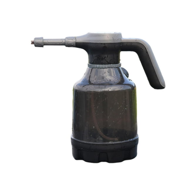 Pulverizador de espuma eléctrico de 2,5 l para lavado de coches, limpieza del hogar y detallado de vehículos. Gris negro