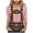 Red, variant on Dakiuu Womens 3/4 Sleeve Plaid Double Breasted Faux Suspender Top Relaxed Oktoberfest Bavarian Fair Blouse Casual Shirt for Beer Fest Weekend Gathering Outfit